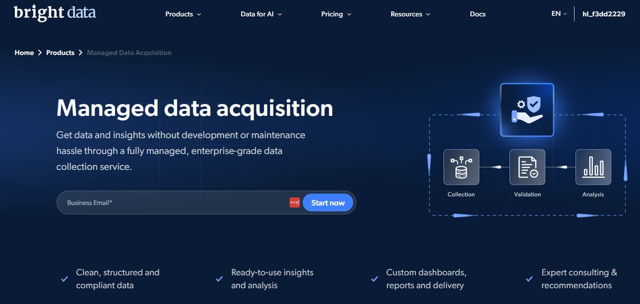 Bright Data Managed Service Overview