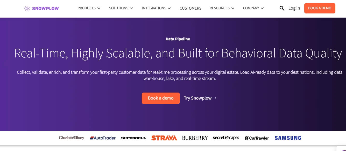 Snowplow AI Behavioral Pipeline Overview